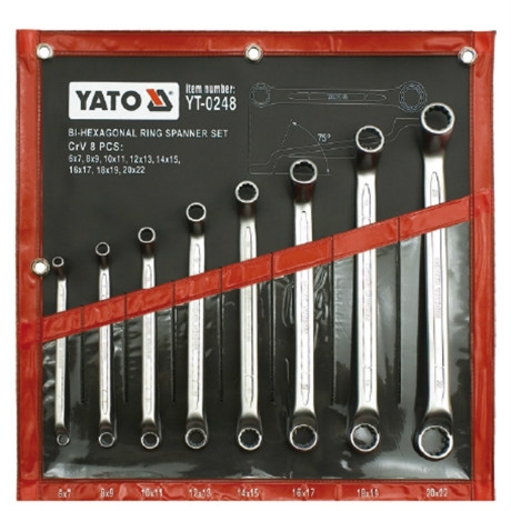  Bộ cờ lê điếu 6-22mm 8 chi tiết Yato YT-0248