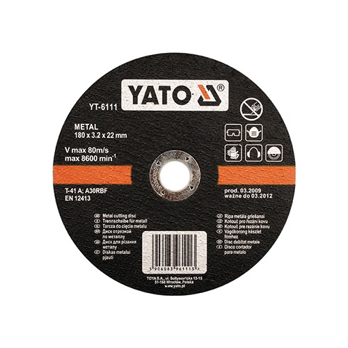  Đìa cắt kim loại YATO YT-6136