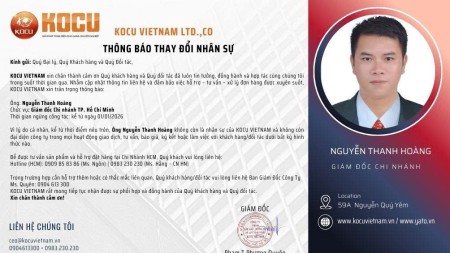 THÔNG BÁO THAY ĐỔI NHÂN SỰ