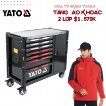 Tủ đựng đồ nghề 9 ngăn KẾT HỢP BÀN SỬA CHỮA Yato - Ba lan YT-09033