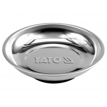 Khay inox tròn 150mm đựng ốc vít có nam châm Yato YT-0830 - Ba Lan