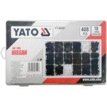 Bộ 408 chốt nở nhựa Nisan Yato YT-06657 - Ba Lan