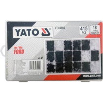 Bộ 415 chốt nở nhựa Ford Yato YT-06660 - Ba Lan