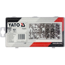 Hộp đai ốc Inox 304,150 chi tiết Yato YT-06775 - Ba Lan