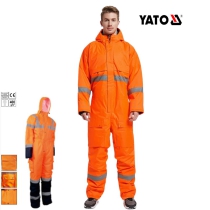 Bộ quần áo lao động  phản quang cho mùa đông size S- 2XL Yato YT-79400