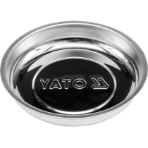 Khay inox tròn 110mm đựng ốc vít có nam châm Yato YT-08295 - Ba Lan
