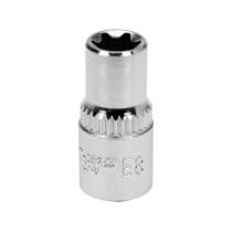 Socket E8x25mm 1/4