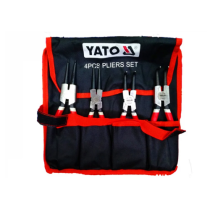 The 4-piece straight and bent circlip pliers set inside and outside 225mm Yato YT-39171 - Poland