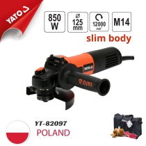 The most compact and slim angle grinder M14 850W 125MM Yato YT-82097