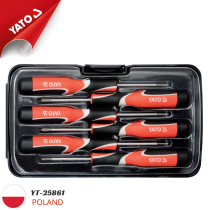Bộ tua vít chính xác 2 và 4 cạnh 6 chi tiết Yato YT-25861 - Ba Lan 