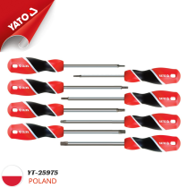 Bộ tua vít đầu sao T8-T40 có nam châm 8 chi tiết Yato YT-25975 - Ba Lan