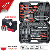 Yato YT-38891 109-Piece Ratchet Screwdriver Set - Made in Poland