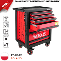 High-quality 6-drawer tool cabinet Yato YT-0902 - Made in Poland