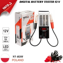 Máy kiểm tra ắc quy hiện số 12V Yato YT-8311 - Ba Lan