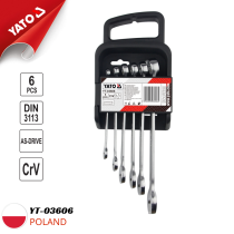 The 6-piece 8-17mm ring spanner set Yao YT-03606 is a product from Poland.