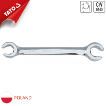 Double-ended mirror polished open end wrench Yato YT-0135 - Made in Poland