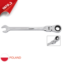 Spanner with automatic reversible ratchet ring 8mm to 24mm Yato YT-1674 - Poland