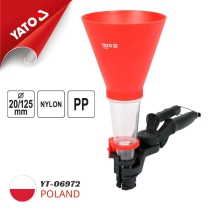 Oil Funnel Φ20/125mm with Adjustable Clamp Yato YT-06972 - Poland