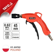 Air blow gun with Turbo Venturi 45mm Yato YT-23722 - Poland