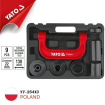 The C-shaped adjustable wrench with A-shaped head, disassemble the standing rubber balanced wrench Yato YT-25413 - Poland