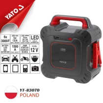 Battery charger with 0-1500A capacity Yato YT-83070 - Made in Poland