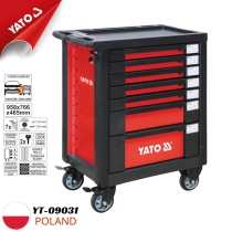 High-quality 7-drawer tool cabinet Yato YT-09031 - Made in Poland