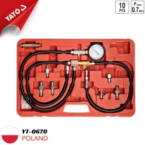 Pressure gauge set 10 pieces YATO YT-0670 - Poland