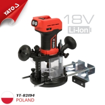 Battery-Powered 18V 3-in-1 Yato YT-82194 Brushless Milling Machine