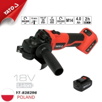 Bộ máy mài góc và máy mài khuôn pin 18V 4Ah M14 Yato YT-828296 - Ba Lan