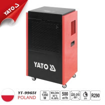 Máy Hút Ẩm Công Nghiệp 1350W 90L/24H Yato YT-99651 - Ba Lan