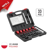 Yato YT-25418 - Polish Bearing and Oil Seal Driver Set 33 Pieces