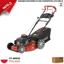 Self-Propelled Petrol Lawn Mower 4.5kW 53cm Yato YT-85533 - Made in Poland