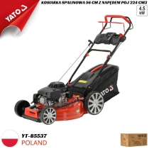 Self-Propelled Petrol Lawn Mower 4.5kW 56cm Yato YT-85537 - Made in Poland