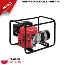 The 2200W Yato YT-85451 gasoline-powered generator - Made in Poland.