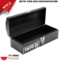 Hộp đựng đồ nghề bằng sắt 360X150X115mm Yato YT-0882 - Ba Lan