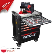 Tủ đồ nghề 400 Món FULL OPTION Yato YT-55302 -Bản Pro (Tặng Máy Bulông 2/Pin)