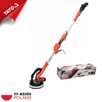 Yato YT-82355 225mm 820W Drywall Sander with LED Light and Accessories - Poland