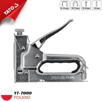 The Yato YT-7000 4-in-1 staple gun with adjustable force 6-14mm - Made in Poland.