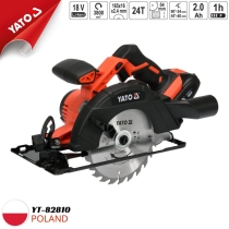 Handheld 18V Cordless Circular Saw (full set) Yato YT-82810