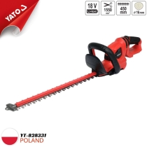 Máy cắt tỉa hàng rào pin 18V 2Ah 450mm Yato YT-828331 - Ba Lan