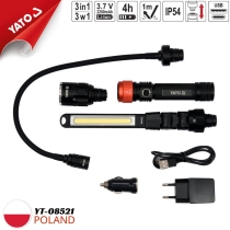 Yato YT-08521 3-in-1 380LM LED Lamp - Poland