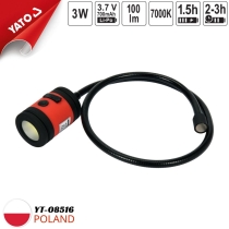 Đèn LED 3W COOB 100LM làm việc đa năng có nam châm Yato YT-08516 - Ba Lan