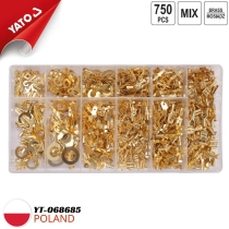 Yato YT-068685 銅線端子セット 750個 - ポーランド製