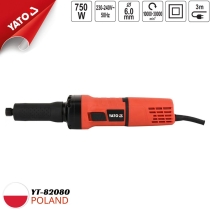 Máy mài thẳng tốc độ biến thiên 750W 6mm Yato YT-82080 - Ba Lan