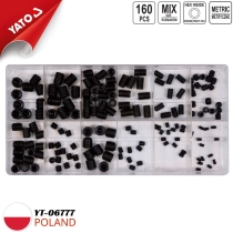 Bộ 150 ốc lục giác chìm đủ size Yato YT-06777 - Ba Lan