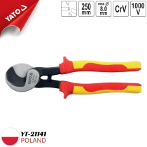 Kìm cắt cáp cách điện 250mm (8mm2) Yato YT-21141 - Ba Lan