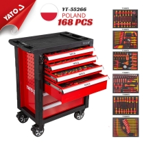 Tủ đồ nghề sửa chữa ô tô điện VDE 1000V 168 chi tiết Yato YT-55266