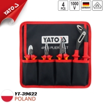 Bộ kìm cách điện 1000V 4 chi tiết Yato YT-39622 - Ba Lan