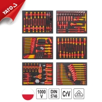 Khay Dụng Cụ Cách Điện VDE 1000V Yato – Mua Lẻ, Tùy Chọn Phù Hợp Mọi Tủ Đồ Nghề