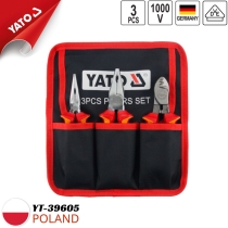 Yato YT-39605 Insulated Pliers Set, 3 Pieces - Poland
